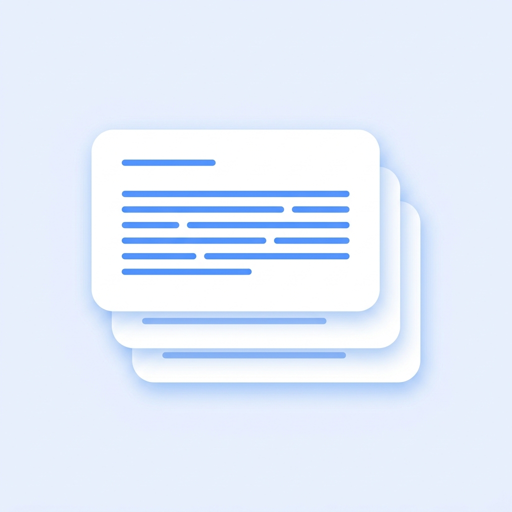 A stack of envelopes with neatly wrapped address lines